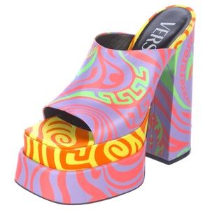 VERSACE HEELS / HEELS PLATFORM MULTICOLOR SZ38
